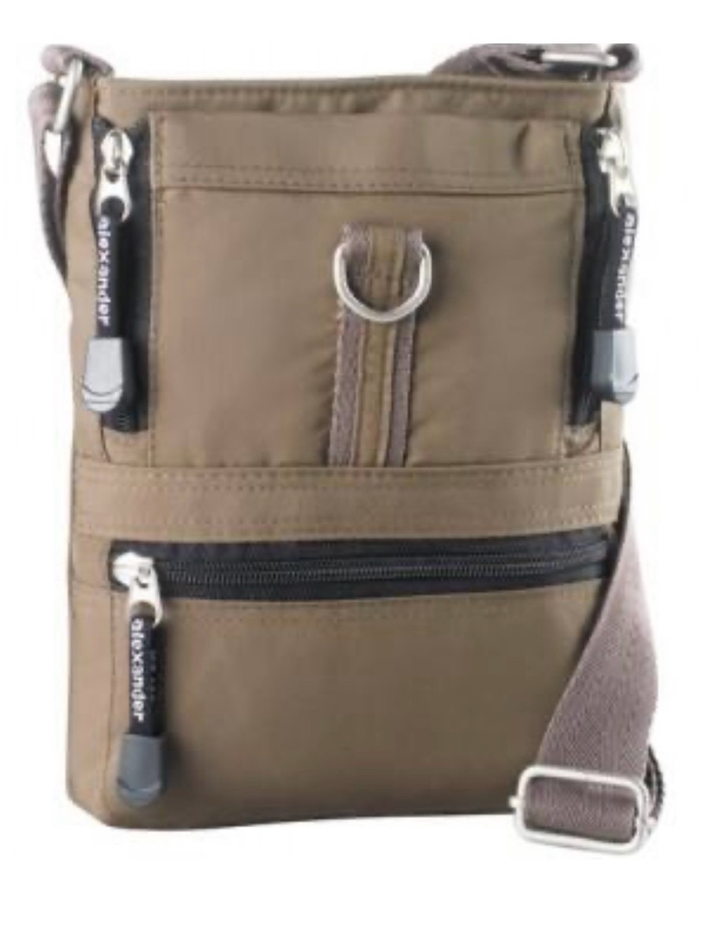 Derek Alexander NYLON- Small Front Organizer Crossbody Bag